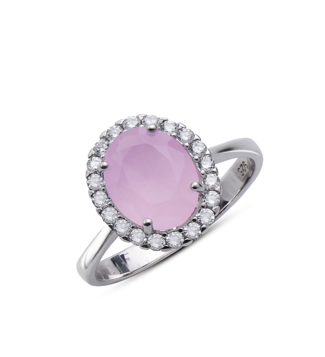 eJOYA Pembe Taşlı Gümüş Yüzük 78543