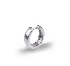 eJOYA Mat Gümüş Erkek Küpesi 15 x 4 mm 73937