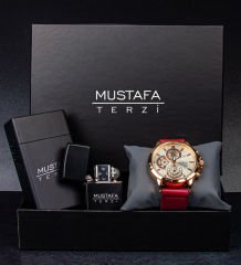 eJOYA Kişiye Özel Kutusunda Zippo Model Çakmak Sigara Tabakası Ve Saat Erkek Hediye Seti 88512