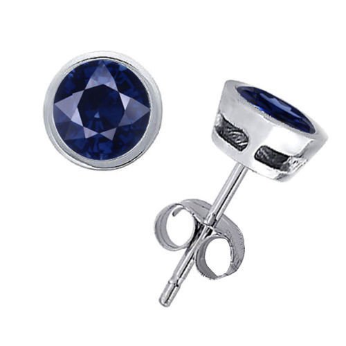 eJOYA 0,25 ct Safir Erkek Küpesi 76941