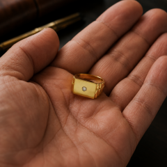 eJOYA  0,10 ct Pırlanta Erkek Yüzük 116585
