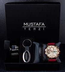 eJOYA Kişiye Özel Kutusunda Zippo Model Çakmak Anahtarlık Bileklik Ve Saat Erkek Hediye Seti 89755