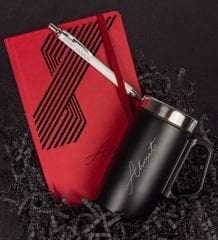 eJOYA Kişiye Özel Tasarım Defter Kalem & Kişiye Özel Termos Hediye Seti 111532