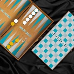 eJOYA Kişiye Özel Tasarım Premium Tavla Seti 114854