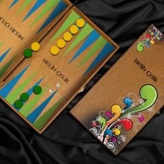 eJOYA Kişiye Özel Tasarım Premium Tavla Seti 114856