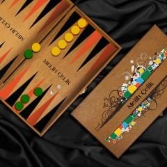 eJOYA Kişiye Özel Tasarım Premium Tavla Seti 114858