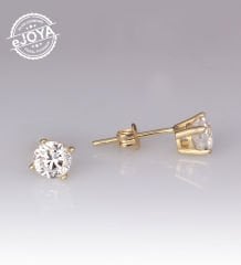 eJOYA Altın Tektaş Erkek Küpesi 5 mm 77079
