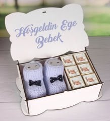 eJOYA Kişiye Özel Nazarlı Hoşgeldin Bebek Hediye Seti 89229
