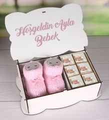 eJOYA Kişiye Özel Nazarlı Hoşgeldin Bebek Hediye Seti 89262