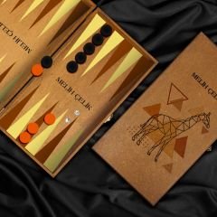 eJOYA Kişiye Özel Tasarım Premium Tavla Seti 114869