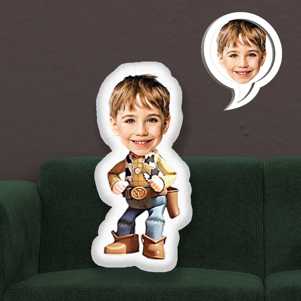 eJOYA Kişiye Özel Fotoğraflı Kovboy Red Kid Yastık 115593