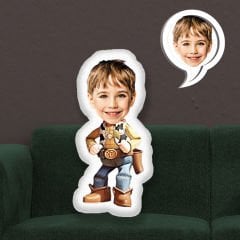 eJOYA Kişiye Özel Fotoğraflı Çizgi Karakter Yastık 115593