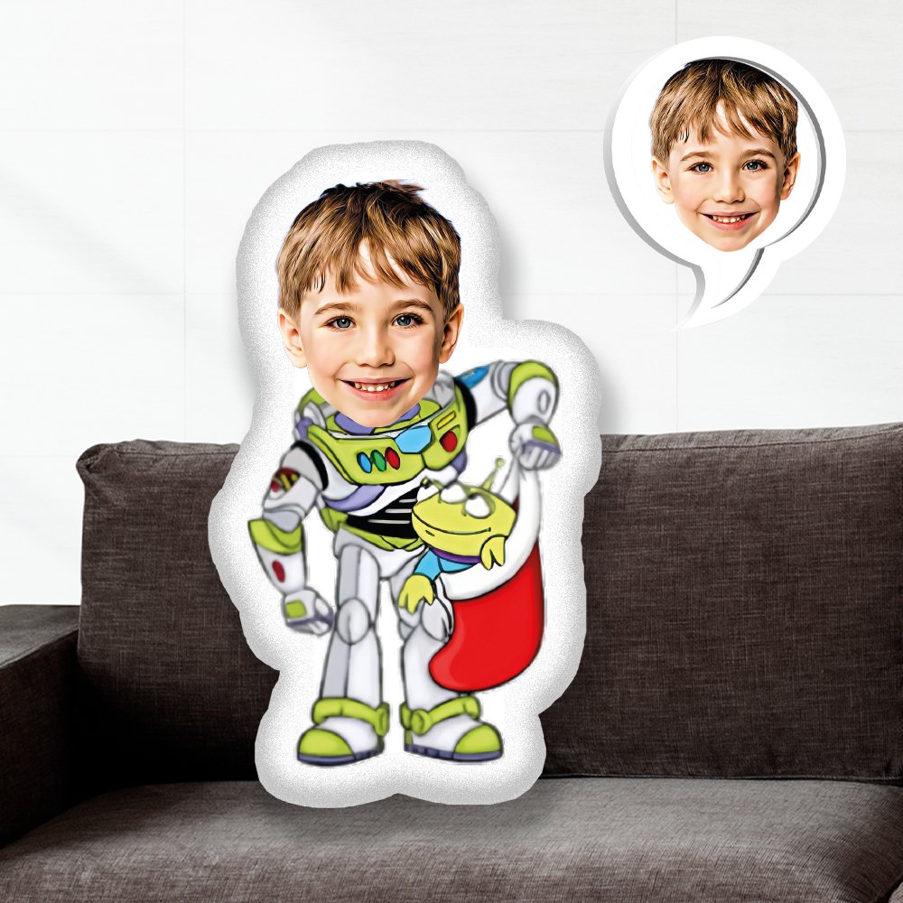 eJOYA Kişiye Özel Fotoğraflı Çizgi Karakter Yastık 115594