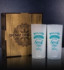 eJOYA Kişiye Özel Kutusunda 2'li Rakı Bardağı Hediye Seti 111331