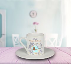 eJOYA Kişiye Özel Avukat Türk Kahvesi Fincanı 80925