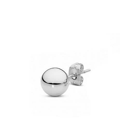 eJOYA 4 mm Top Gümüş Erkek Küpesi 78685