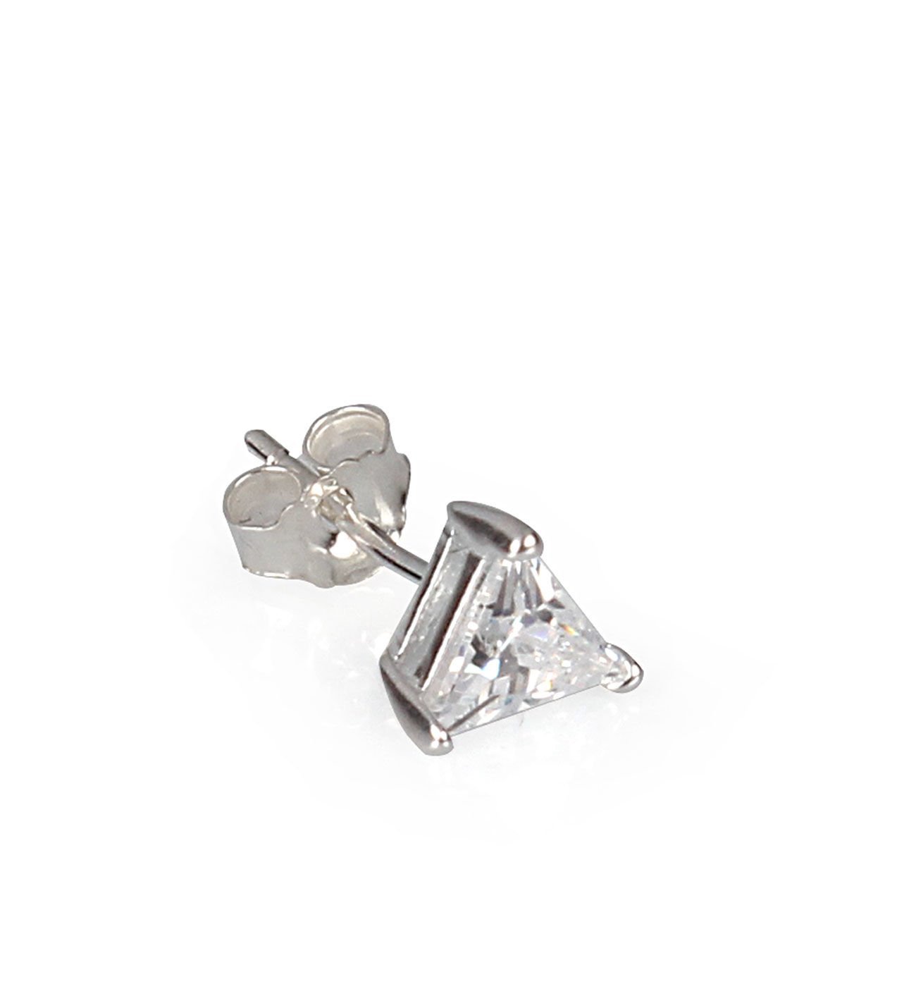 eJOYA Üçgen Gümüş Erkek Küpesi 6 x 6 mm 78710
