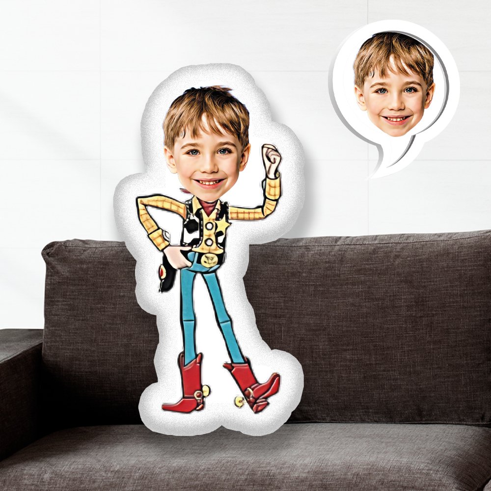 eJOYA Kişiye Özel Fotoğraflı Çizgi Karakter Yastık 115598