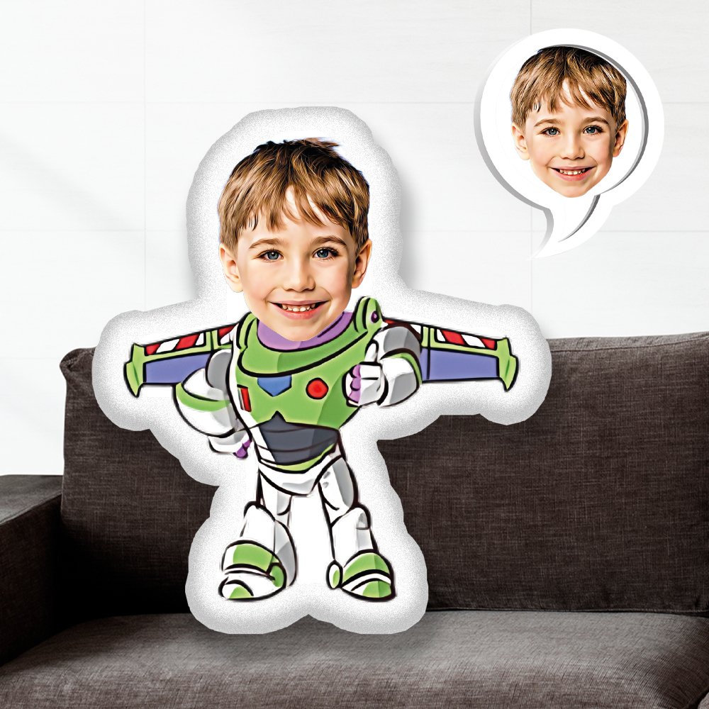 eJOYA Kişiye Özel Fotoğraflı Çizgi Karakter Yastık 115601