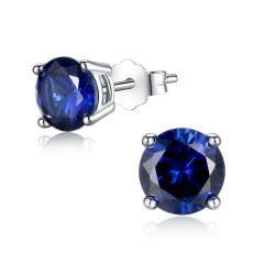 eJOYA 0,20 ct Safir Erkek Küpesi 78798