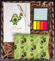 eJOYA Kişiye Özel Defter Kalem Kalemlik Ve Mini Organizer Ofis Kırtasiye Hediye Kutusu 111224