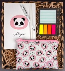 eJOYA Kişiye Özel Defter Kalem Kalemlik Ve Mini Organizer Ofis Kırtasiye Hediye Kutusu 111226