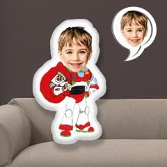 eJOYA Kişiye Özel Fotoğraflı Çizgi Karakter Yastık 115603