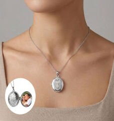eJOYA Kişiye Özel Anka Kuşu Gizli Resimli Taşlı Kolye 116645