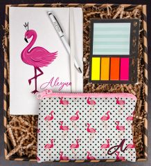 eJOYA Kişiye Özel Defter Kalem Kalemlik Ve Mini Organizer Ofis Kırtasiye Hediye Kutusu 111228
