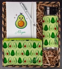 eJOYA Kişiye Özel Defter Kalem Matara ve Kalemlik Hediye Kutusu 111233