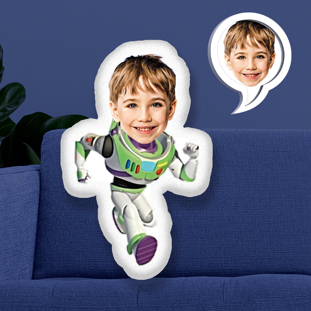 eJOYA Kişiye Özel Fotoğraflı Çizgi Karakter Yastık 115606
