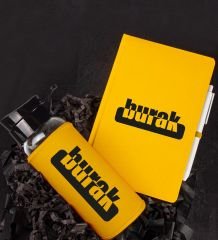eJOYA Kişiye Özel Defter Kalem Ve Matara Hediye Seti 94236