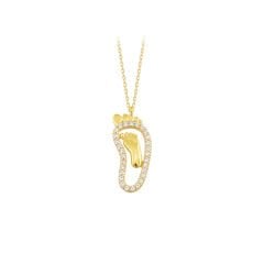 eJOYA 14 Ayar Altın Anne Bebek Kolye 84074