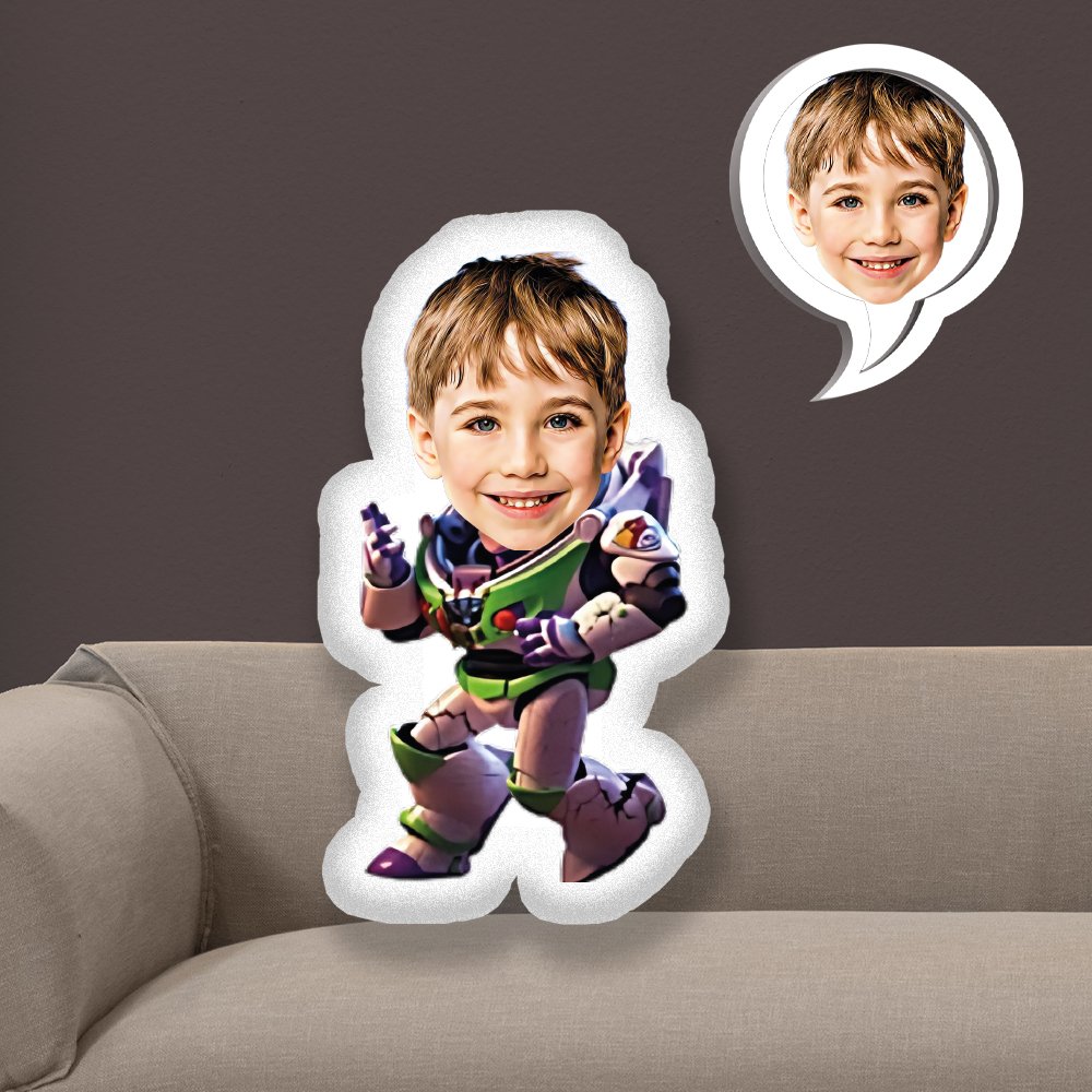 eJOYA Kişiye Özel Fotoğraflı Çizgi Karakter Yastık 115607