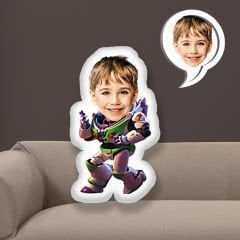 eJOYA Kişiye Özel Fotoğraflı Çizgi Karakter Yastık 115607