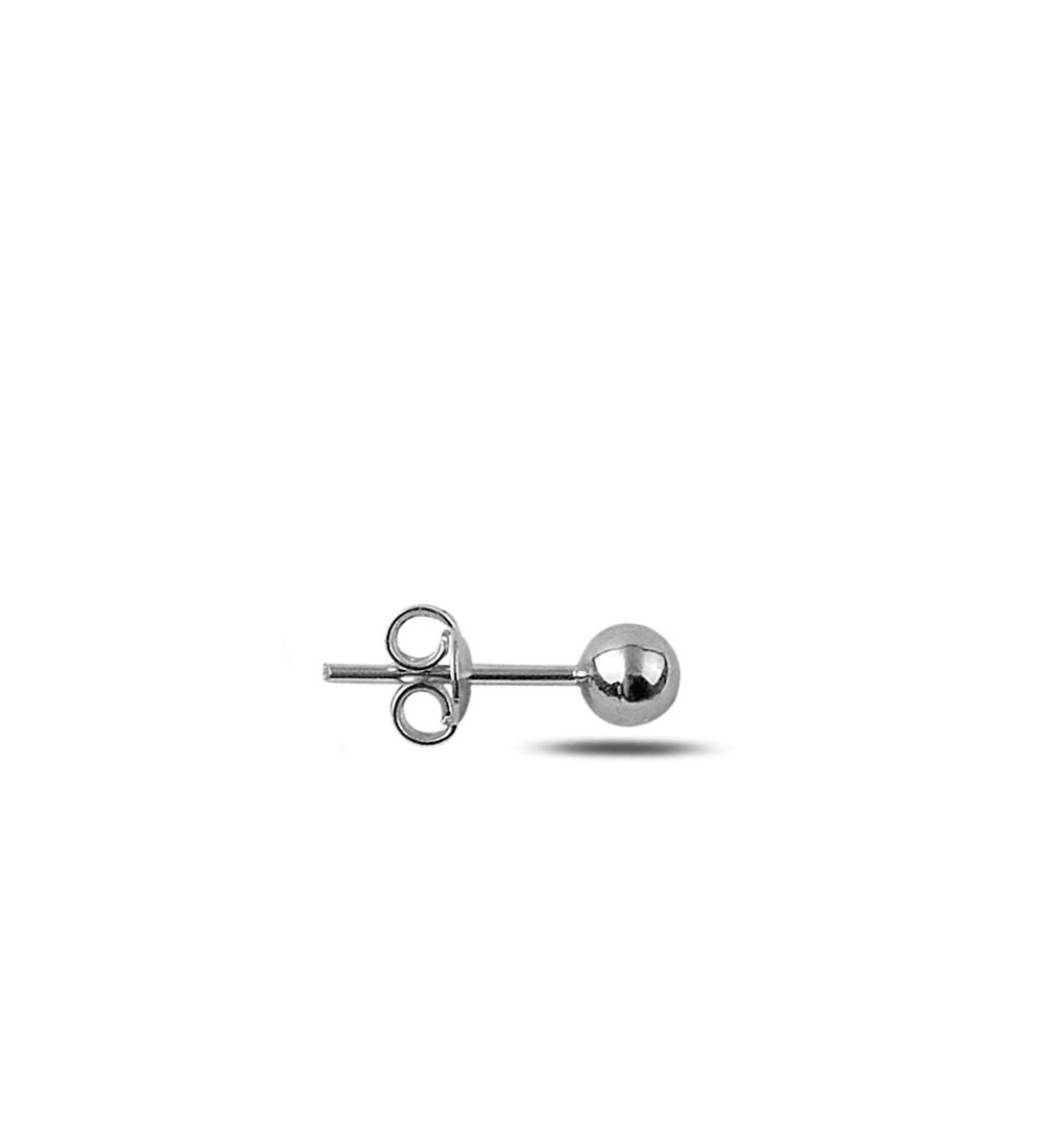eJOYA Erkek 4 mm Top Altın Küpe 80693