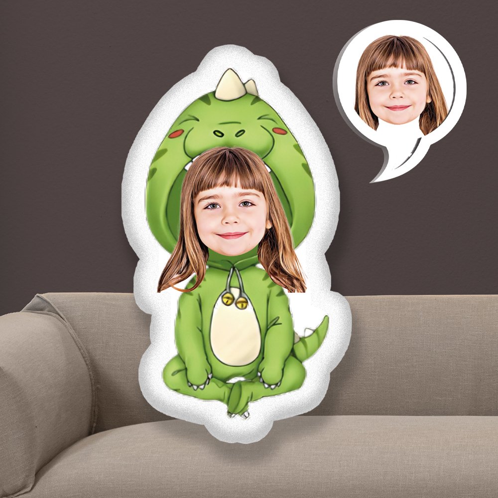 eJOYA Kişiye Özel Fotoğraflı  Sevimli Dino Yastık 115358