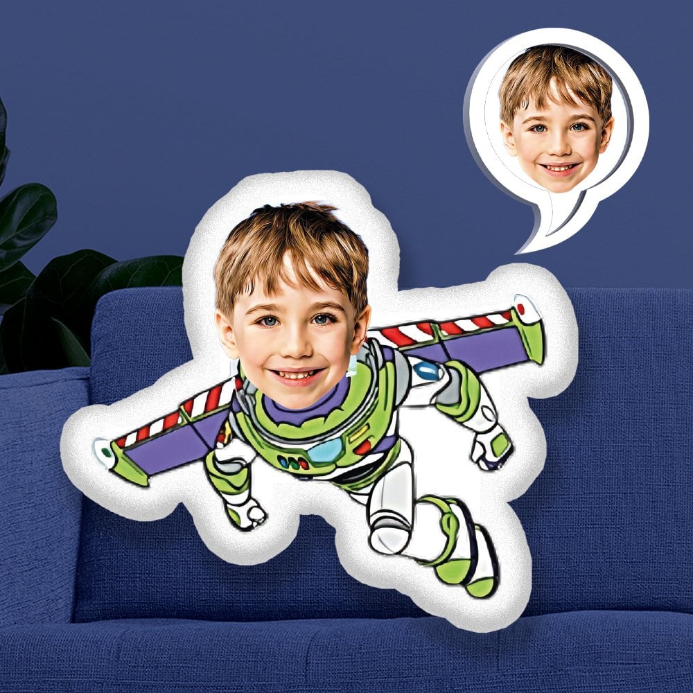 eJOYA Kişiye Özel Fotoğraflı Çizgi Karakter Yastık 115609