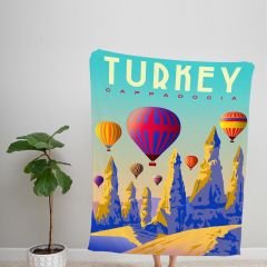 eJOYA Modern Desenli Polar TV Battaniyesi 92965
