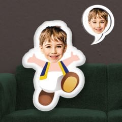 eJOYA Kişiye Özel Fotoğraflı  Sevimli Çizgi Karakter Yastık 115364