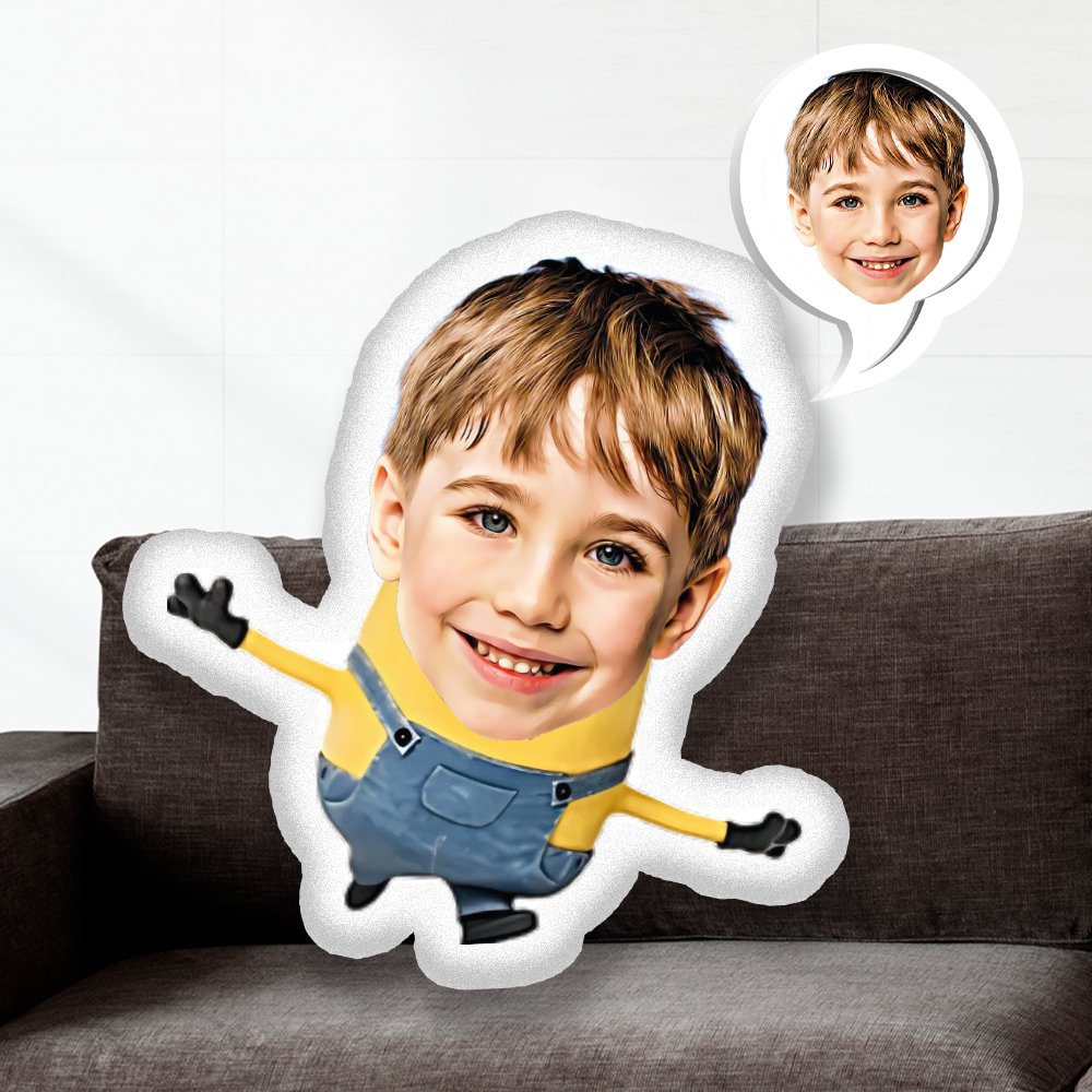 eJOYA Kişiye Özel Fotoğraflı  Sevimli Çizgi Karakter Yastık 115365