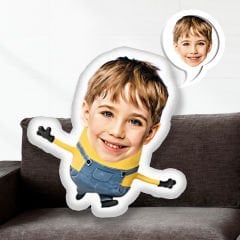 eJOYA Kişiye Özel Fotoğraflı  Sevimli Çizgi Karakter Yastık 115365