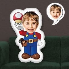 eJOYA Kişiye Özel Fotoğraflı  Süper Mario Yastık 115368