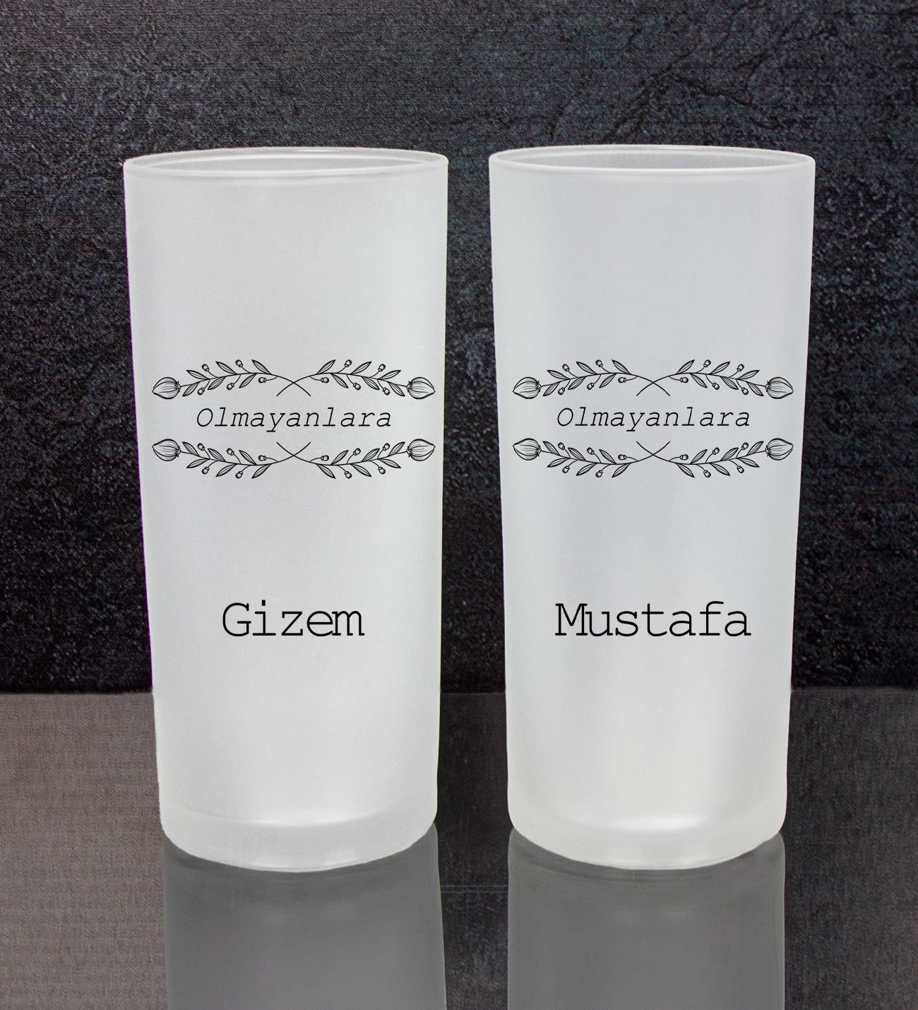 eJOYA Kişiye Özel 2'li Rakı Bardağı 111455