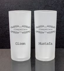 eJOYA Kişiye Özel 2'li Rakı Bardağı 111455