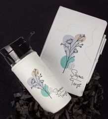 eJOYA Kişiye Özel Defter Kalem Ve Matara Hediye Seti 94748