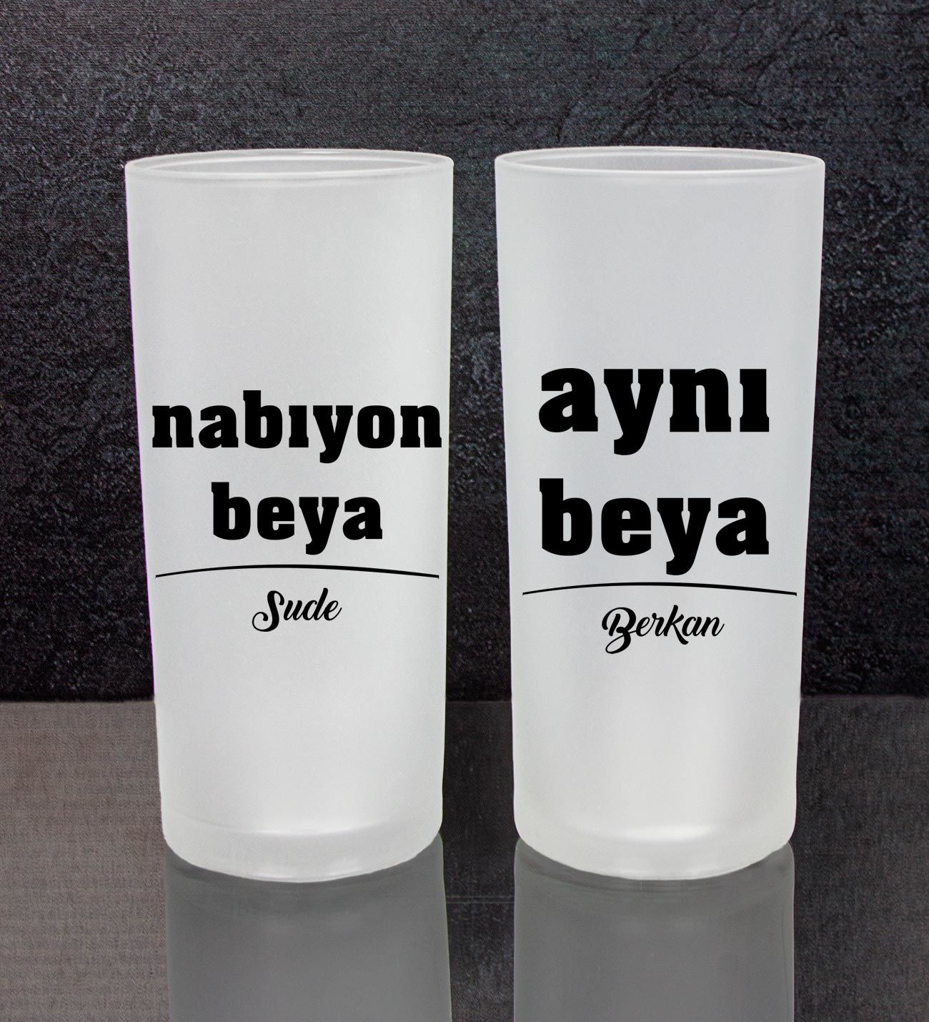 eJOYA Kişiye Özel 2'li Rakı Bardağı 111463