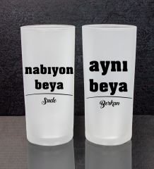 eJOYA Kişiye Özel 2'li Rakı Bardağı 111463