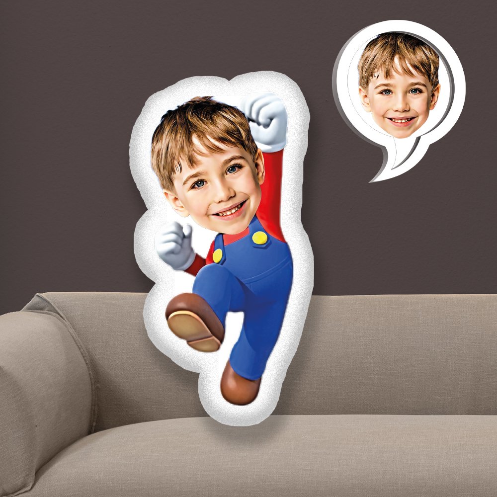 eJOYA Kişiye Özel Fotoğraflı  Çizgi Karakter Yastık 115371