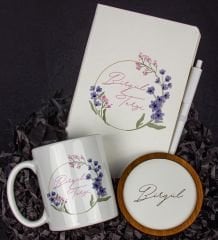 eJOYA Kişiye Özel Defter Kalem Kupa Ve Bardak Altlığı Hediye Seti 103843